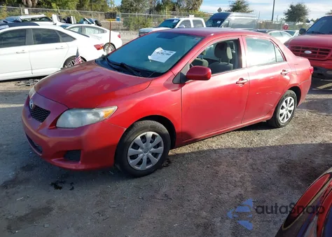 2010 Toyota Corolla Le z USA, uszkodzony, nr VIN 2T1BU4EE5AC410583